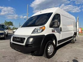 2019 RAM PROMASTER CARGO VAN CARGO V6, VVT, 3.6 LITER 2500 HIGH ROOF VAN 3D