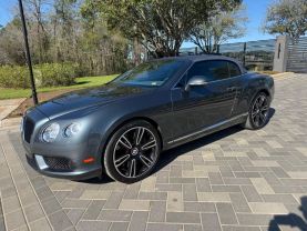 2013 BENTLEY CONTINENTAL CONVERTIBLE V8, TWIN TURBO, 4.0 LITER GTC CONVERTIBLE 2D
