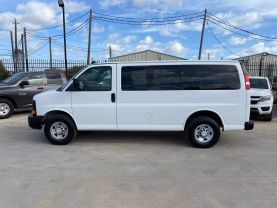 2016 CHEVROLET EXPRESS 2500 PASSENGER PASSENGER V8, FLEX FUEL, 6.0 LITER LS VAN 3D at Motors On Wheels - used car dealership in Houston, Texas.