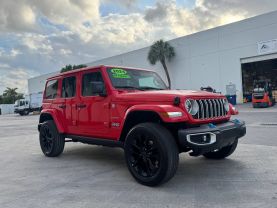 2024 JEEP WRANGLER 4XE SUV 4-CYL, HYBRID, TURBO, 2.0 LITER SAHARA 4XE SPORT UTILITY 4D