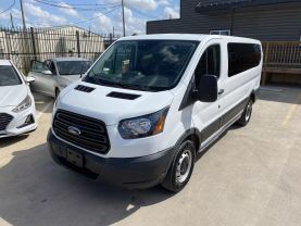 2019 FORD TRANSIT 150 WAGON PASSENGER V6, 3.7 LITER XLT W/LOW ROOF W/60/40 SIDE DOOR VAN 3D at Motors On Wheels - used car dealership in Houston, Texas.
