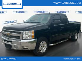 2012 CHEVROLET SILVERADO 1500 EXTENDED CAB PICKUP V8, FLEX FUEL, 5.3 LITER LT PICKUP 4D 6 1/2 FT