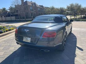 2013 BENTLEY CONTINENTAL CONVERTIBLE V8, TWIN TURBO, 4.0 LITER GTC CONVERTIBLE 2D