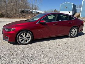 2017 CHEVROLET MALIBU SEDAN 4-CYL, TURBO, 2.0 LITER PREMIER SEDAN 4D at T&T Repairables - used car dealership in Spencer, Indiana.
