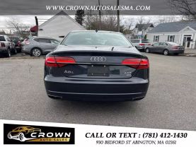 2016 AUDI A8 SEDAN V8, TURBO, 4.0 LITER L 4.0T SPORT SEDAN 4D