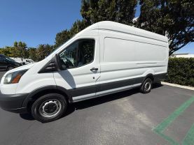 2015 FORD TRANSIT 350 VAN CARGO V6, FLEX FUEL, 3.7 LITER EXTENDED LENGTH HIGH ROOF W/SLIDING SIDE DOOR VAN 3D