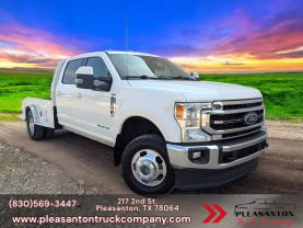2021 FORD F350 SUPER DUTY CREW CAB & CHASSIS CAB CHASSIS V8, TURBO DIESEL, 6.7 LITER LARIAT CAB & CHASSIS 4D