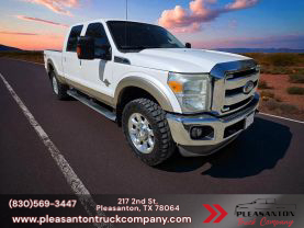 2011 FORD F250 SUPER DUTY CREW CAB PICKUP V8, TURBO DIESEL, 6.7L LARIAT PICKUP 4D 6 3/4 FT