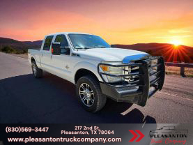 2011 FORD F250 SUPER DUTY CREW CAB PICKUP V8, TURBO DIESEL, 6.7L LARIAT PICKUP 4D 6 3/4 FT