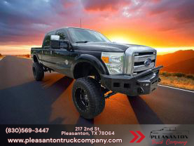 2013 FORD F250 SUPER DUTY CREW CAB PICKUP V8, TURBO DSL, 6.7L PLATINUM PICKUP 4D 6 3/4 FT
