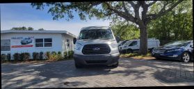 2019 FORD TRANSIT 350 WAGON PASSENGER V6, 3.7 LITER XLT W/MEDIUM ROOF W/SLIDING SIDE DOOR VAN 3D