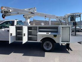 2020 FORD F550 SD 43FT CABLE PLACER BUCKET TRUCK ALTEC AT238P BUCKET TRUCKS V8, TURBO DIESEL, 6.7 LITER XL REG CAB 2D - Eddies Auto Sales