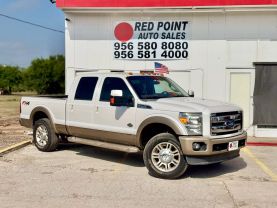 2014 FORD F250 SUPER DUTY CREW CAB PICKUP V8, TURBO DIESEL, 6.7L KING RANCH PICKUP 4D 6 3/4 FT