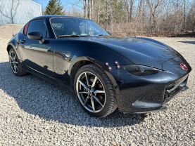 2021 MAZDA MX-5 MIATA RF CONVERTIBLE 4-CYL, SKYACTIV-G, 2.0 LITER GRAND TOURING CONVERTIBLE 2D at T&T Repairables - used car dealership in Spencer, Indiana.