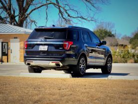 2017 FORD EXPLORER SUV V6, ECOBOOST, TT, 3.5L PLATINUM SPORT UTILITY 4D