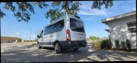 2019 FORD TRANSIT 350 WAGON PASSENGER V6, 3.7 LITER XLT W/MEDIUM ROOF W/SLIDING SIDE DOOR VAN 3D