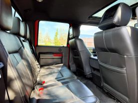 2011 FORD F350 SUPER DUTY CREW CAB PICKUP VERMILLION RED AUTOMATIC - Capital City Auto