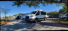 2023 FORD TRANSIT 350 PASSENGER VAN PASSENGER V6, FLEX FUEL, 3.5 LITER XL W/MEDIUM ROOF VAN 3D