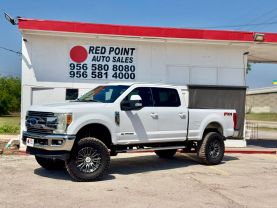 2017 FORD F250 SUPER DUTY CREW CAB PICKUP V8, TURBO DIESEL, 6.7L LARIAT PICKUP 4D 6 3/4 FT