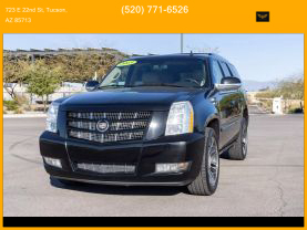 2013 CADILLAC ESCALADE SUV V8, FLEX FUEL, 6.2 LITER PREMIUM SPORT UTILITY 4D