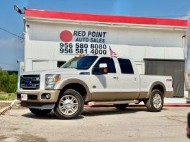 2014 FORD F250 SUPER DUTY CREW CAB PICKUP V8, TURBO DIESEL, 6.7L KING RANCH PICKUP 4D 6 3/4 FT