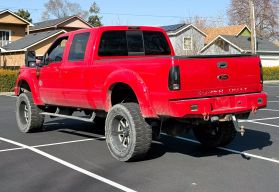 2011 FORD F350 SUPER DUTY CREW CAB PICKUP VERMILLION RED AUTOMATIC - Capital City Auto