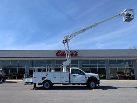 2020 FORD F550 SD 43FT CABLE PLACER BUCKET TRUCK ALTEC AT238P BUCKET TRUCKS V8, TURBO DIESEL, 6.7 LITER XL REG CAB 2D - Eddies Auto Sales