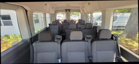 2021 FORD TRANSIT 350 PASSENGER VAN PASSENGER V6, FLEX FUEL, 3.5 LITER XLT W/MEDIUM ROOF VAN 3D