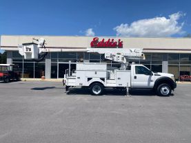 2011 FORD F550 SUPER DUTY 45FT BUCKET TRUCK ALTEC AT40M BUCKET TRUCKS V8, TURBO DIESEL, 6.7 LITER 165" W.B. 2D - Eddies Auto Sales