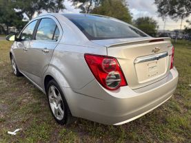 2015 CHEVROLET SONIC SEDAN 4-CYL, TURBO, 1.4 LITER LTZ SEDAN 4D