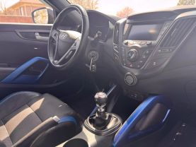2016 HYUNDAI VELOSTER COUPE 4-CYL, TURBO, 1.6 LITER TURBO RALLY EDITION COUPE 3D