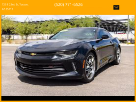 2017 CHEVROLET CAMARO COUPE V6, 3.6 LITER LT COUPE 2D