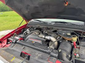 2003 FORD F250 SUPER DUTY CREW CAB PICKUP V8, TURBO DIESEL, 6.0L LARIAT PICKUP 4D 6 3/4 FT