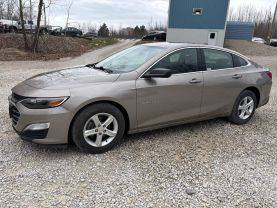 2022 CHEVROLET MALIBU SEDAN 4-CYL, TURBO, 1.5 LITER LS SEDAN 4D at T&T Repairables - used car dealership in Spencer, Indiana.