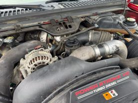 2003 FORD F250 SUPER DUTY CREW CAB PICKUP V8, TURBO DIESEL, 6.0L LARIAT PICKUP 4D 6 3/4 FT
