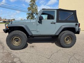 2015 JEEP WRANGLER SUV V6, 3.6 LITER RUBICON SPORT UTILITY 2D