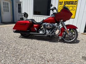 2013 HARLEY-DAVIDSON FLTRX ROAD GLIDE CUSTOM CRUISER 2CYL. - at T&T Repairables - used car dealership in Spencer, Indiana.
