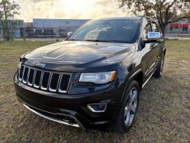 2015 JEEP GRAND CHEROKEE SUV V6, FLEX FUEL, 3.6 LITER OVERLAND SPORT UTILITY 4D