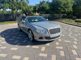 2013 BENTLEY CONTINENTAL CONVERTIBLE W12, TWIN TURBO, FF, 6.0L GTC CONVERTIBLE 2D