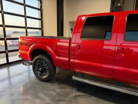 2011 FORD F250 SUPER DUTY CREW CAB PICKUP V8, TURBO DIESEL, 6.7L LARIAT PICKUP 4D 6 3/4 FT