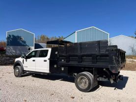 2018 FORD F550 SUPER DUTY CREW CAB & CHASSIS CAB_CHASSIS V8, TURBO DIESEL, 6.7 LITER XL CAB & CHASSIS 4D at T&T Repairables - used car dealership in Spencer, Indiana.