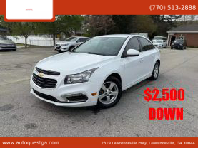 2016 CHEVROLET CRUZE LIMITED SEDAN 4-CYL, ECOTEC, 1.4T 1LT SEDAN 4D
