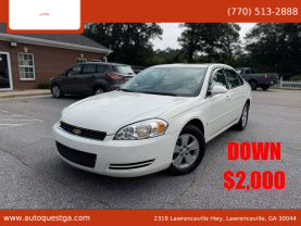 2008 CHEVROLET IMPALA SEDAN V6, FLEX FUEL, 3.5 LITER LT SEDAN 4D