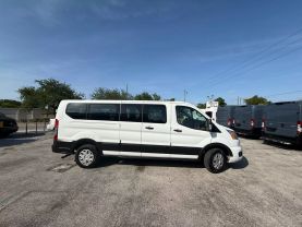 2021 FORD TRANSIT 350 PASSENGER VAN PASSENGER V6, FLEX FUEL, 3.5 LITER XLT W/LOW ROOF VAN 3D