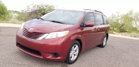 2017 TOYOTA SIENNA VAN V6, 3.5 LITER LE MINIVAN 4D at The One Autosales Inc in Phoenix , AZ 85022  33.60461470880989, -112.03641575767358