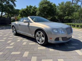 2013 BENTLEY CONTINENTAL CONVERTIBLE W12, TWIN TURBO, FF, 6.0L GTC CONVERTIBLE 2D