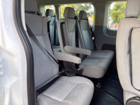 2015 FORD TRANSIT 350 WAGON PASSENGER V6, FLEX FUEL, 3.7 LITER XLT W/LOW ROOF W/60/40 SIDE DOOR VAN 3D