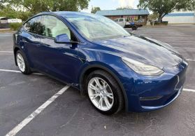 2021 TESLA MODEL Y SUV DUAL AC ELECTRIC MOTORS LONG RANGE SPORT UTILITY 4D