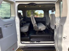 2015 FORD TRANSIT 350 WAGON PASSENGER V6, FLEX FUEL, 3.7 LITER XLT W/LOW ROOF W/60/40 SIDE DOOR VAN 3D