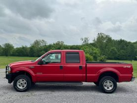 2003 FORD F250 SUPER DUTY CREW CAB PICKUP V8, TURBO DIESEL, 6.0L LARIAT PICKUP 4D 6 3/4 FT